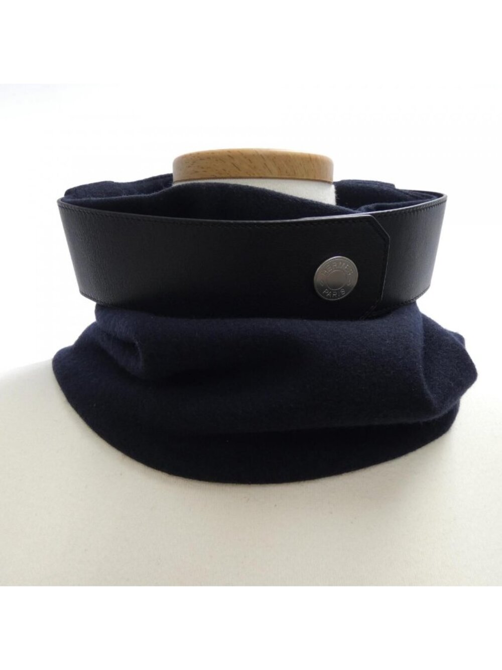 Hermes Neck Warmer Scarf Navy